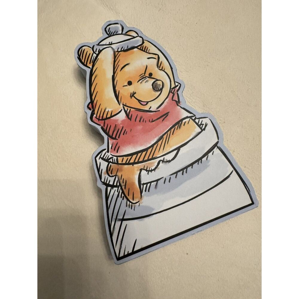 Disney Winnie the Pooh Wall sign, 2023, Blue, Wooden Pooh Tabletop, Honey Pot - Picture 6 of 6